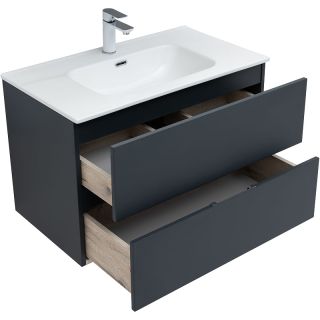 Тумба под раковину Aquanet Алвита New 277515 80 см антрацит